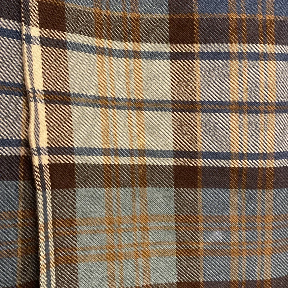 Tartan Pleated Skirt Hues of Blue - Picture 5 of 7